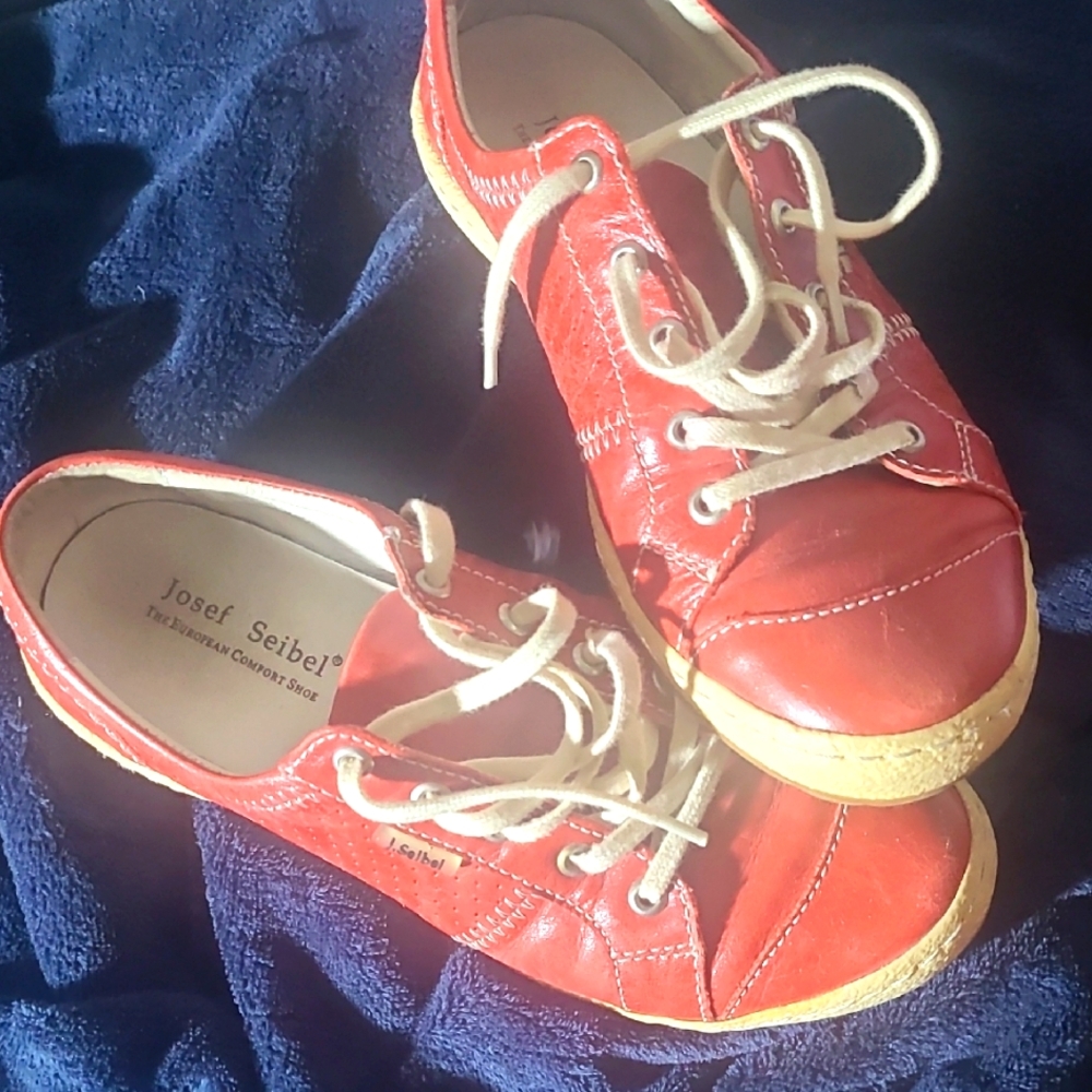 Josef Seibel Cherry Red Casual Shoes